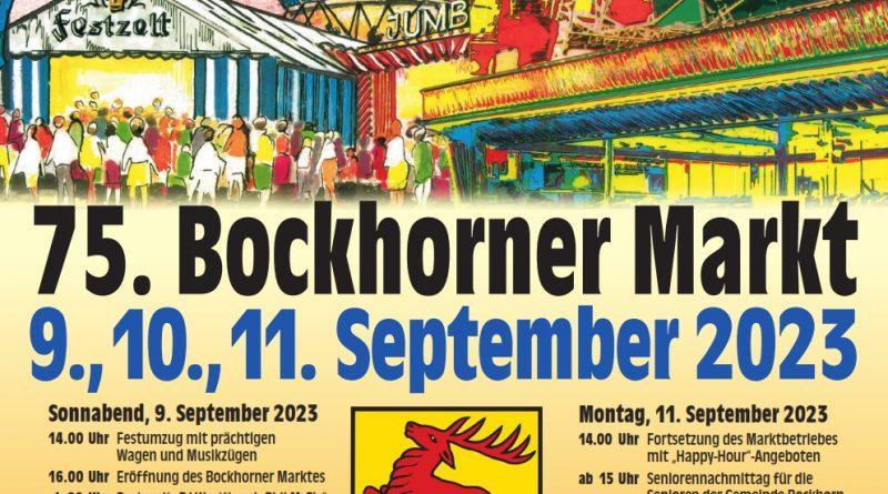 Bockhorner Markt 2023 Plakat