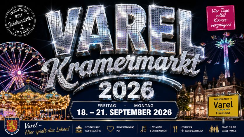 Varel Kramermarkt 2026 Herbst